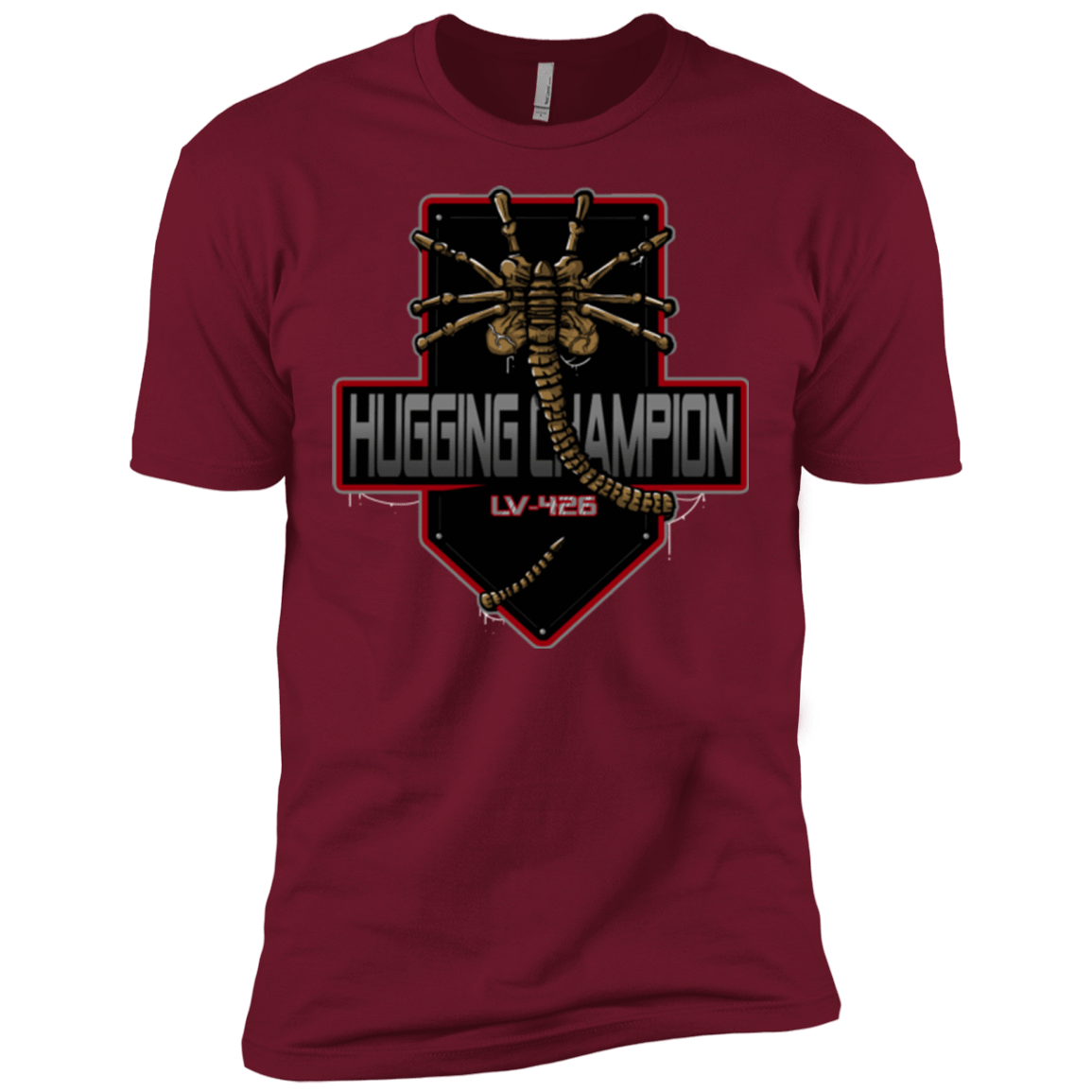 T-Shirts Cardinal / X-Small Hugging Champ Men's Premium T-Shirt