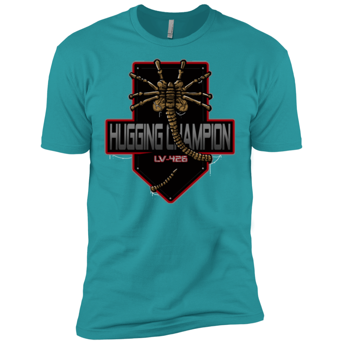 T-Shirts Tahiti Blue / X-Small Hugging Champ Men's Premium T-Shirt