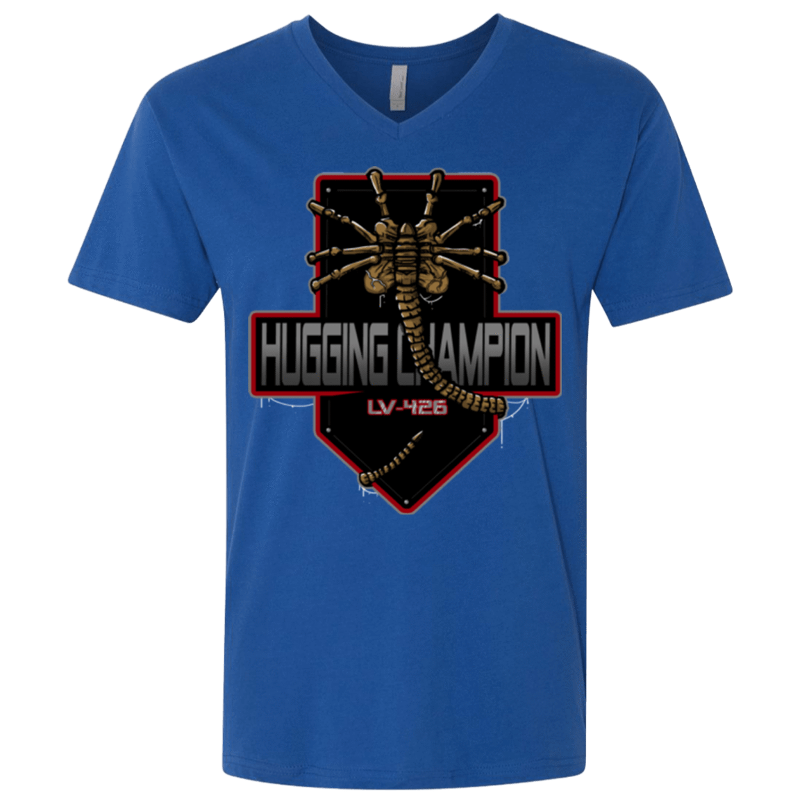 T-Shirts Royal / X-Small Hugging Champ Men's Premium V-Neck