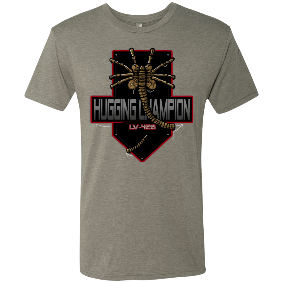 T-Shirts Venetian Grey / Small Hugging Champ Men's Triblend T-Shirt