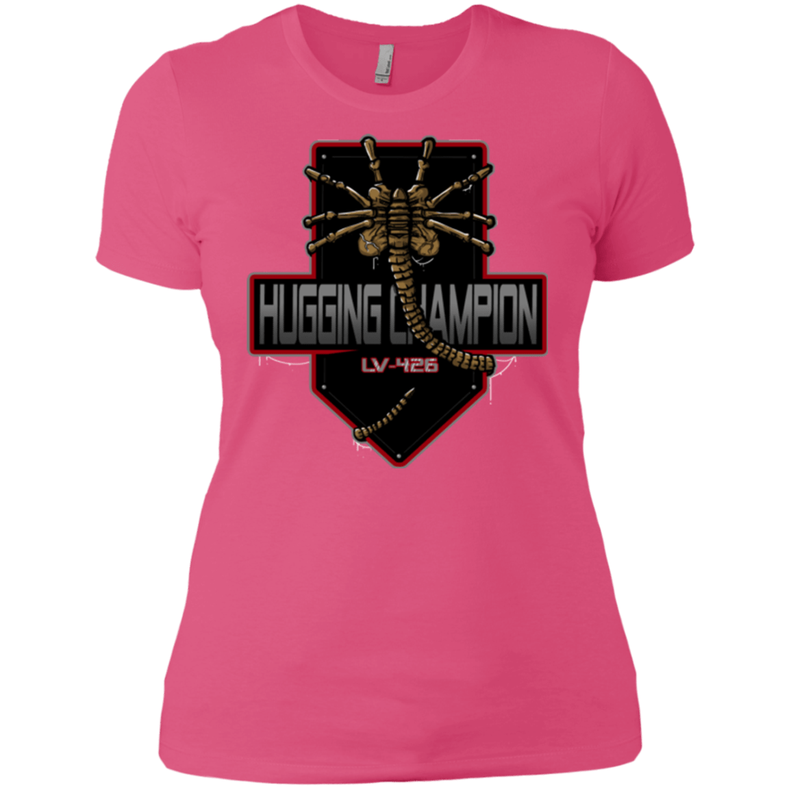 T-Shirts Hot Pink / X-Small Hugging Champ Women's Premium T-Shirt