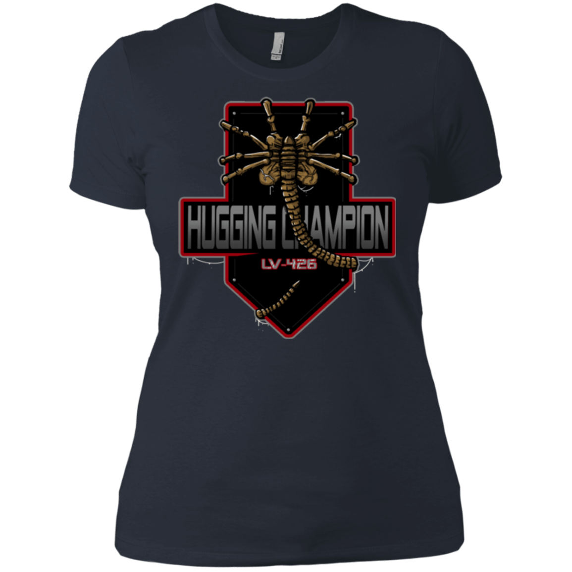 T-Shirts Indigo / X-Small Hugging Champ Women's Premium T-Shirt