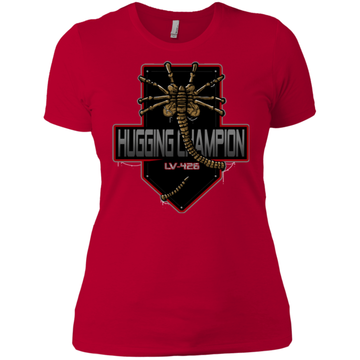 T-Shirts Red / X-Small Hugging Champ Women's Premium T-Shirt