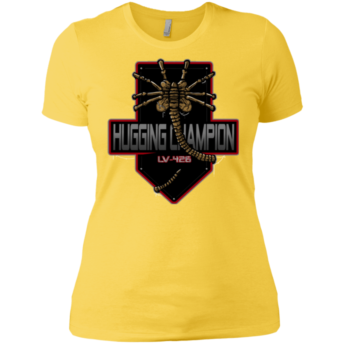 T-Shirts Vibrant Yellow / X-Small Hugging Champ Women's Premium T-Shirt