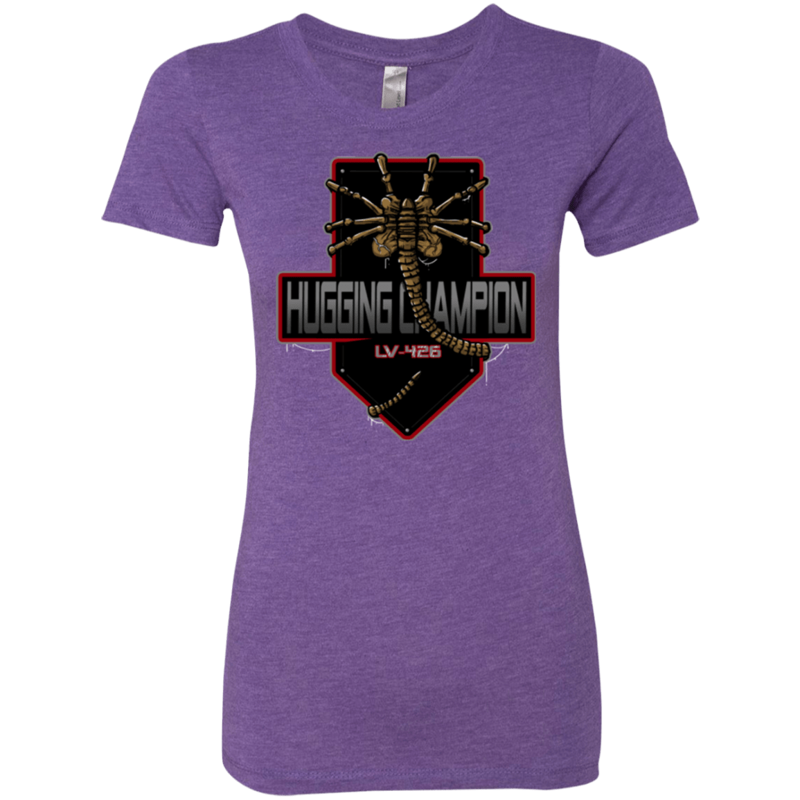 T-Shirts Purple Rush / Small Hugging Champ Women's Triblend T-Shirt
