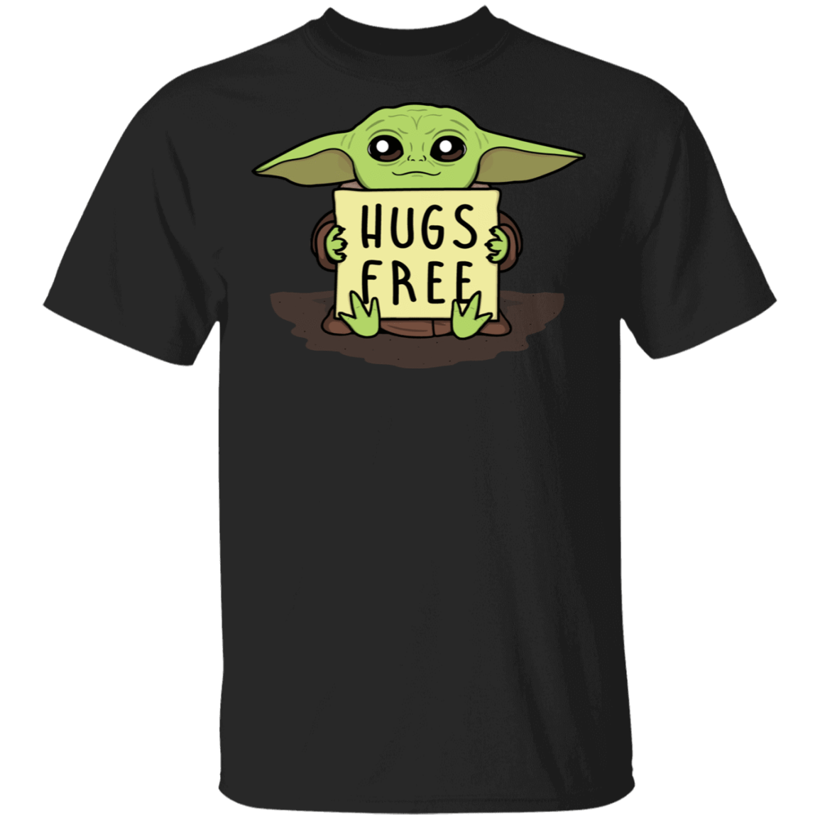 T-Shirts Black / S Hugs Free T-Shirt