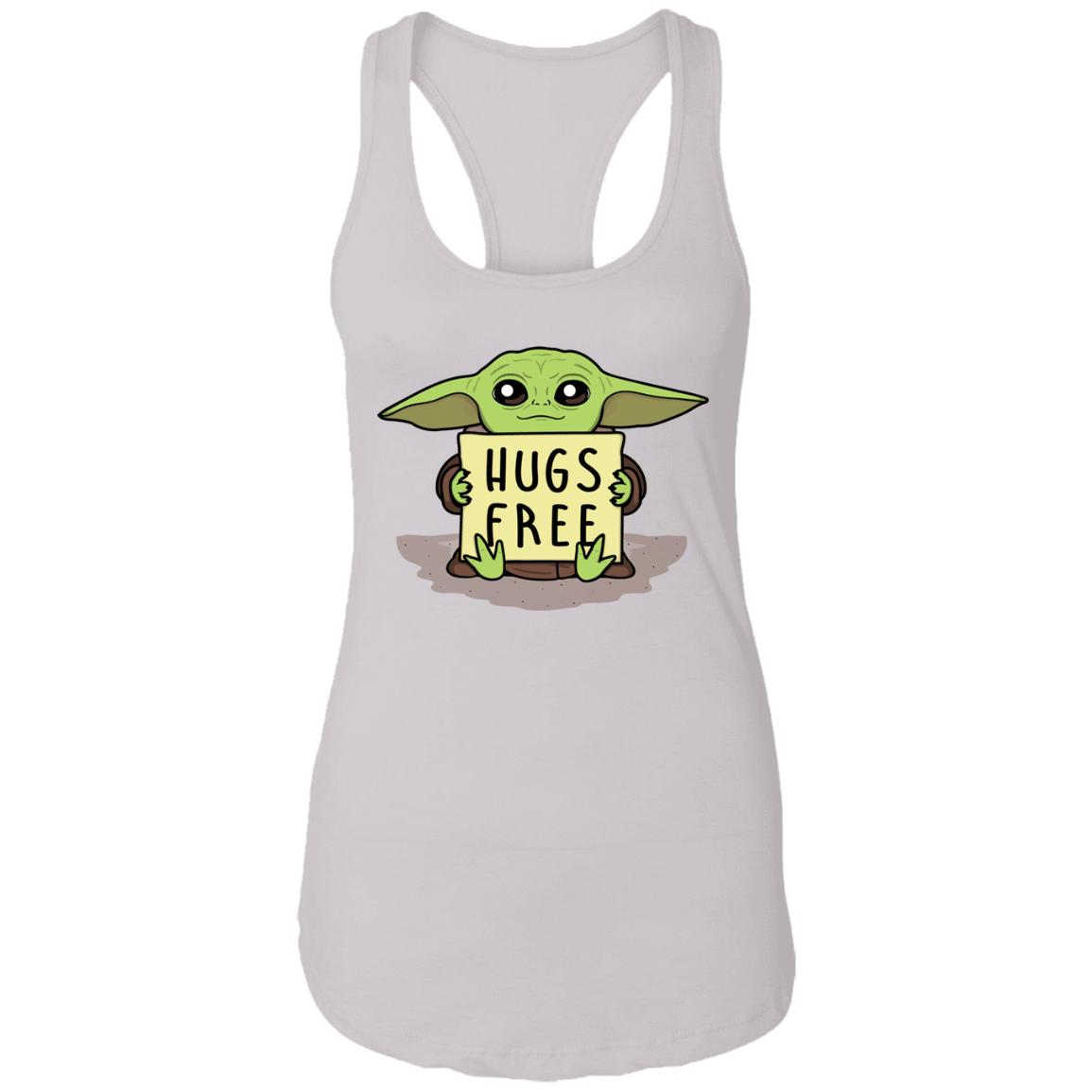 T-Shirts White / X-Small Hugs Free Women's Premium Racerback Tank