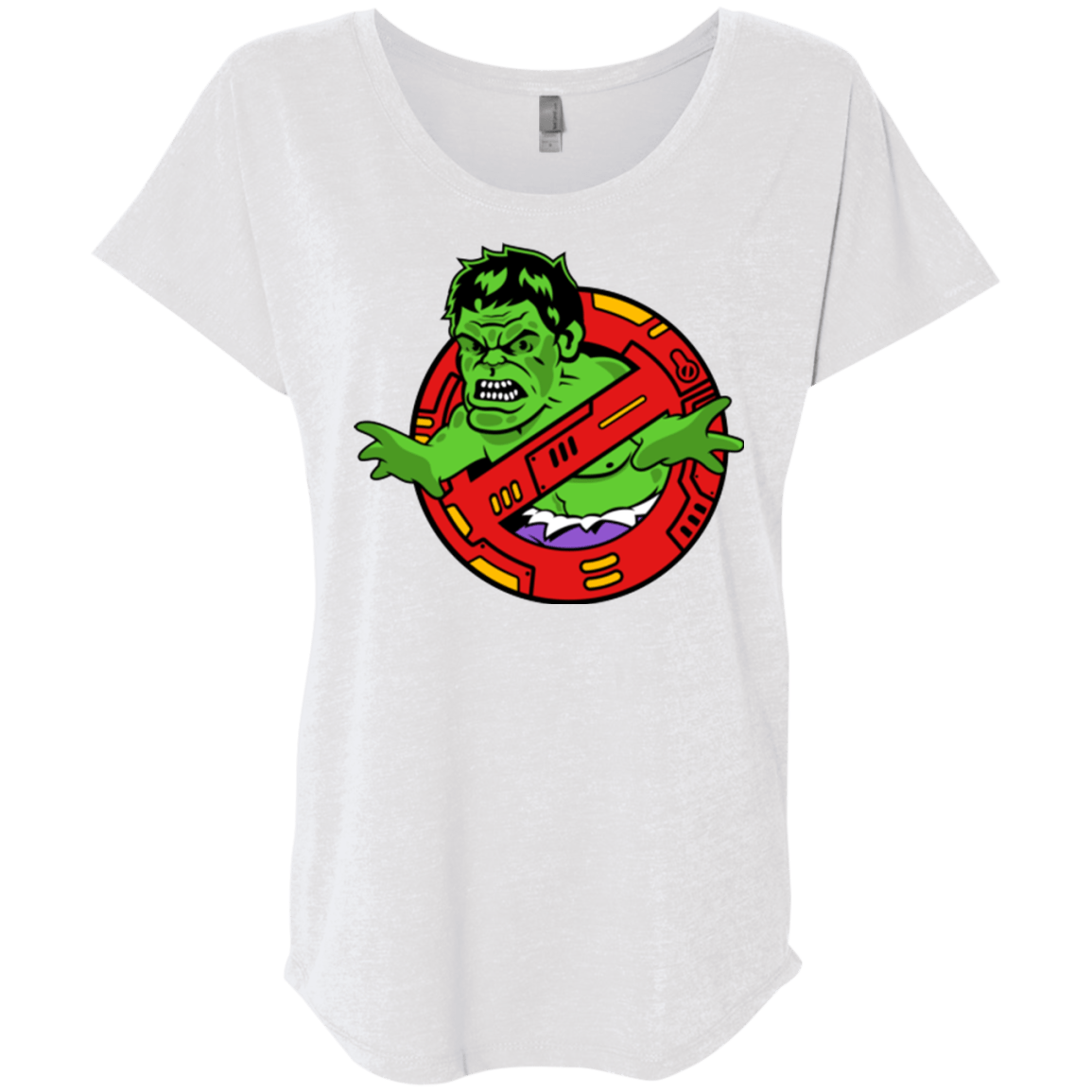 T-Shirts Heather White / X-Small Hulk Busters Triblend Dolman Sleeve