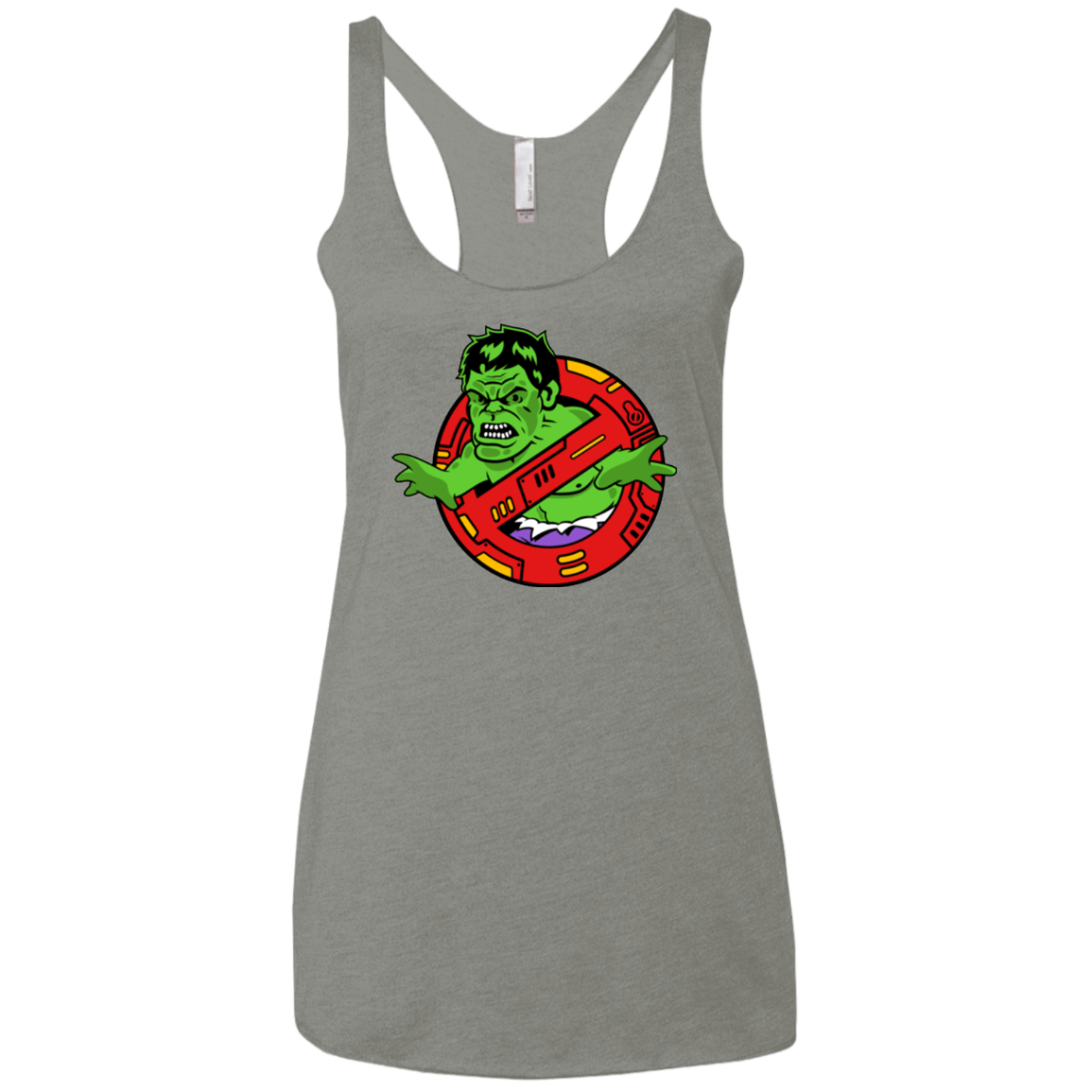 T-Shirts Venetian Grey / X-Small Hulk Busters Women's Triblend Racerback Tank