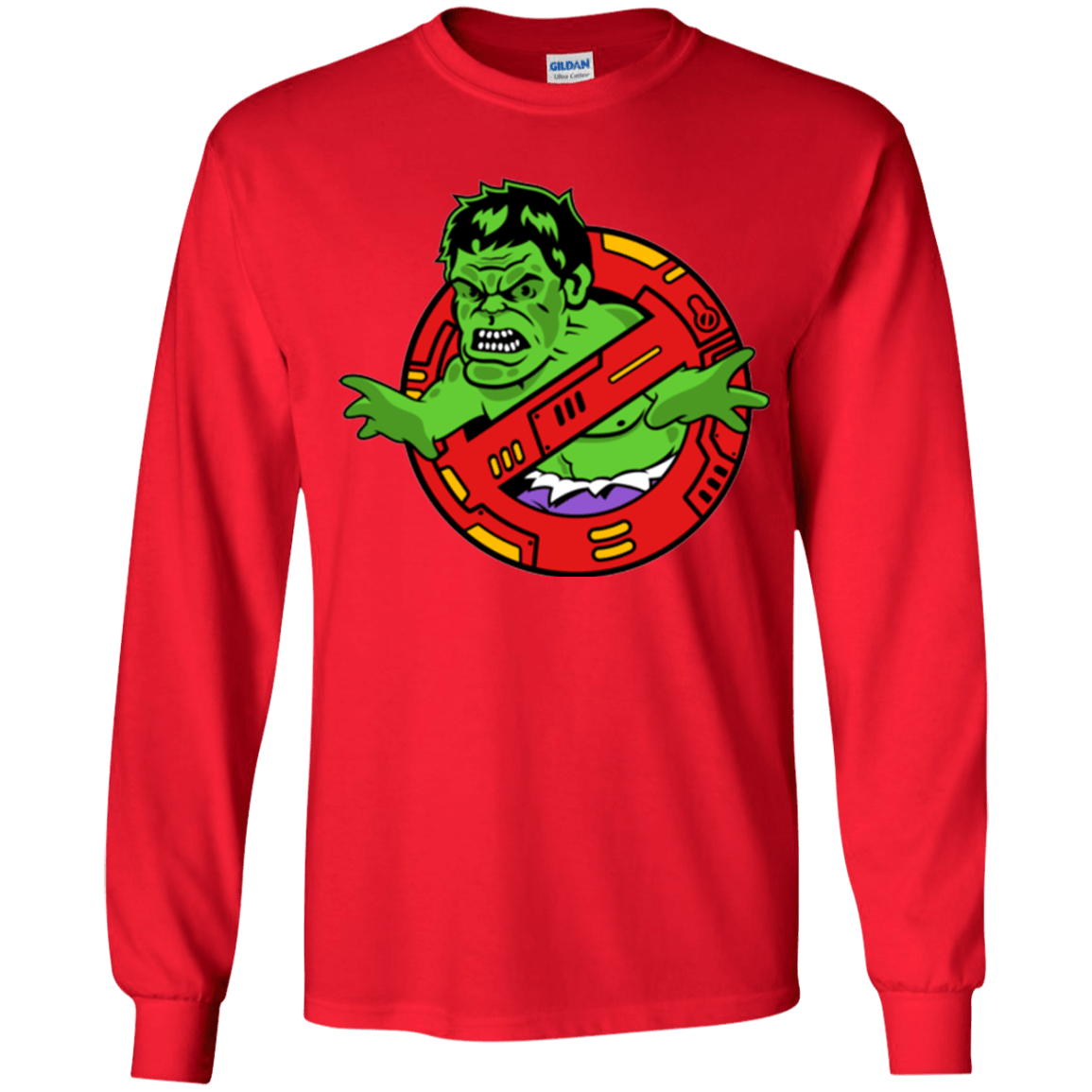 T-Shirts Red / YS Hulk Busters Youth Long Sleeve T-Shirt