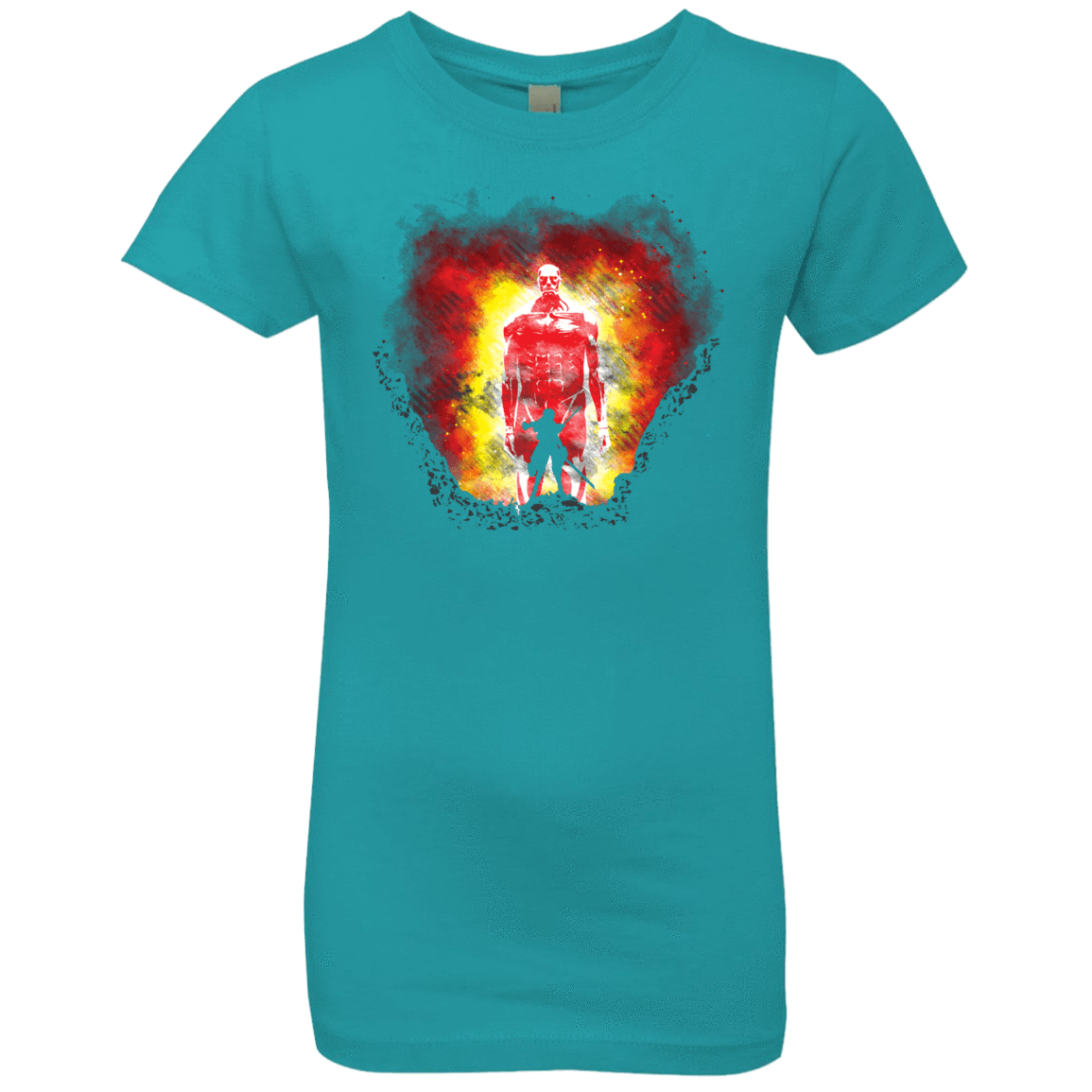 T-Shirts Tahiti Blue / YXS Human Prey Girls Premium T-Shirt