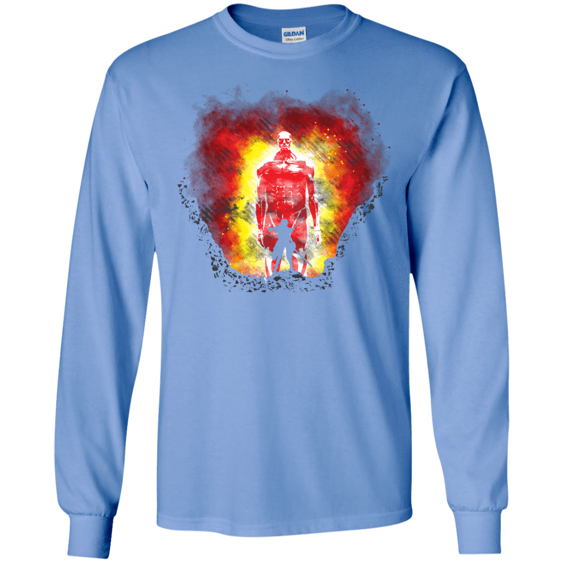 T-Shirts Carolina Blue / S Human Prey Men's Long Sleeve T-Shirt