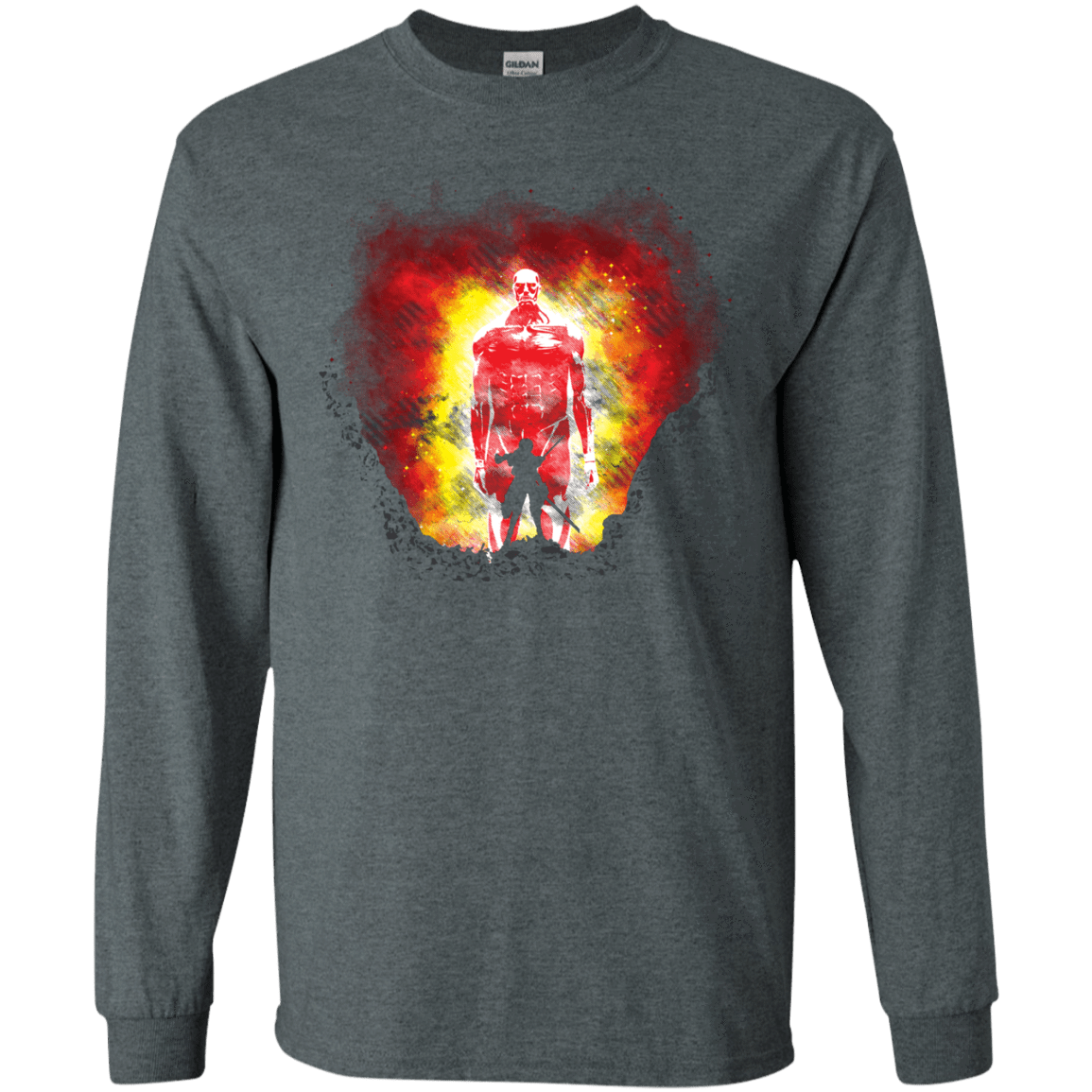 T-Shirts Dark Heather / S Human Prey Men's Long Sleeve T-Shirt