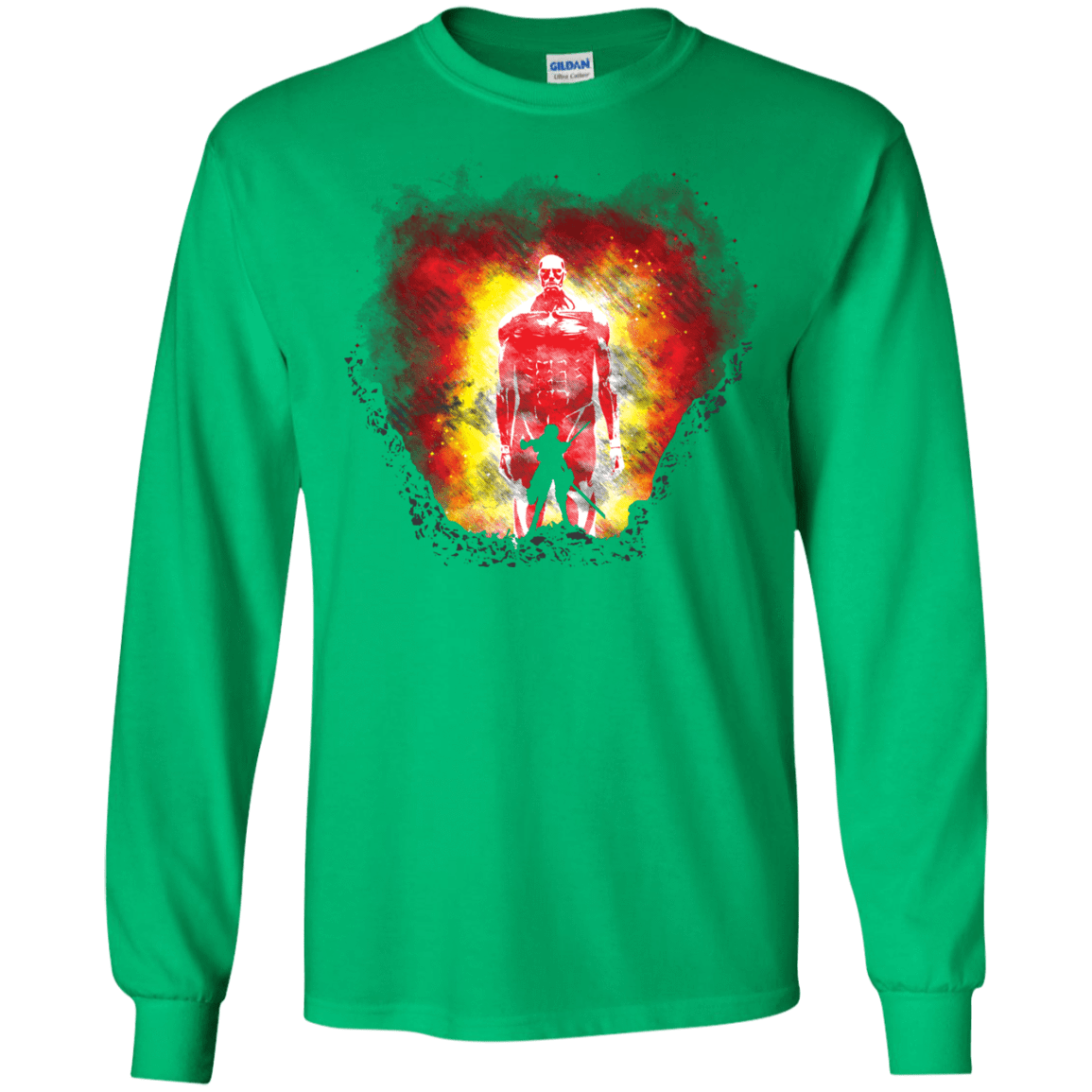T-Shirts Irish Green / S Human Prey Men's Long Sleeve T-Shirt