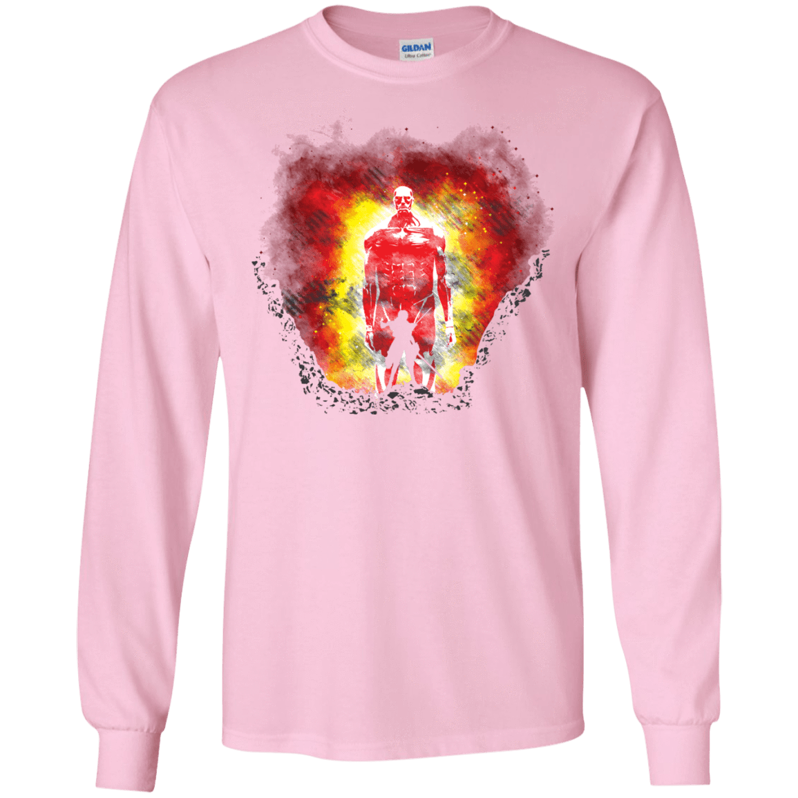 T-Shirts Light Pink / S Human Prey Men's Long Sleeve T-Shirt
