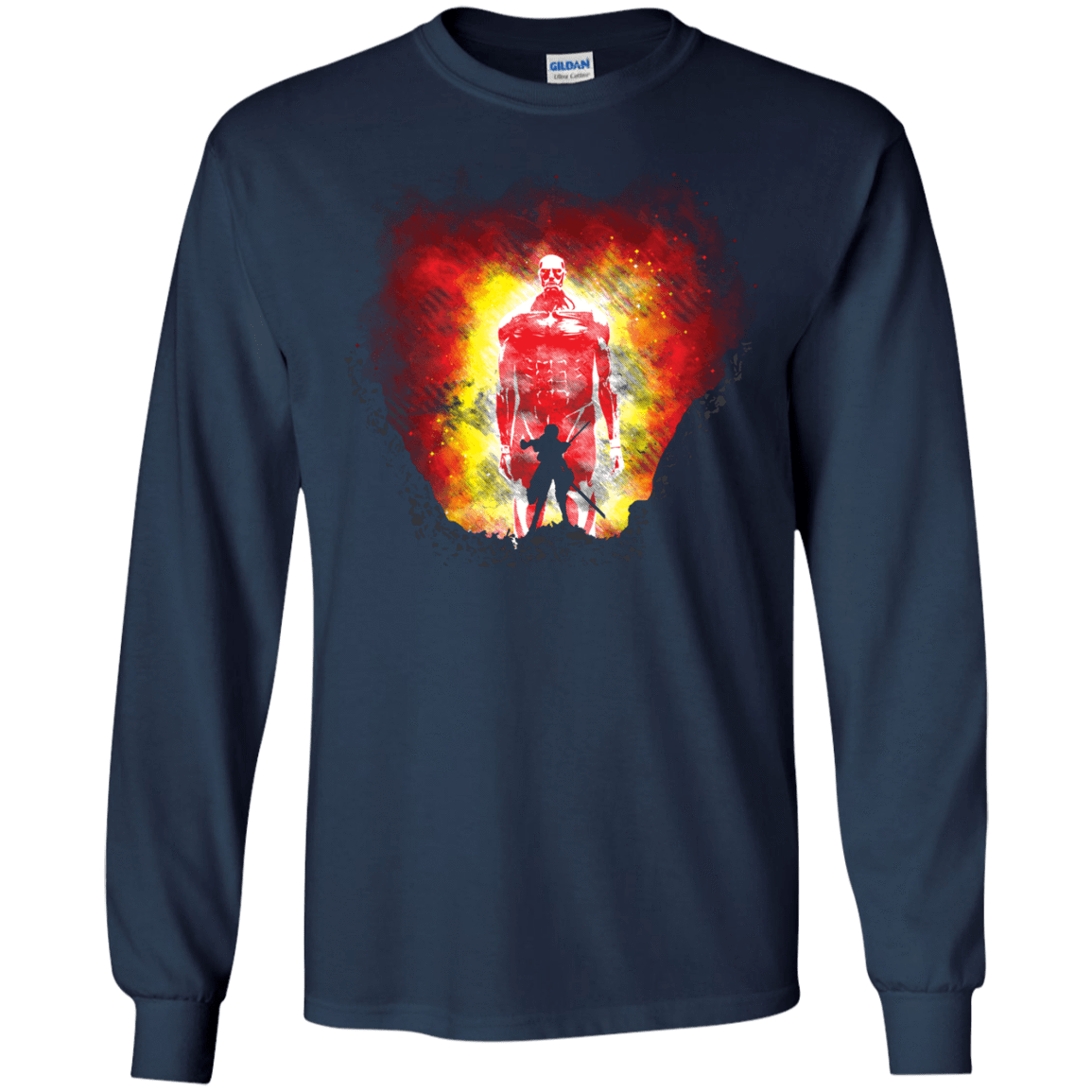 T-Shirts Navy / S Human Prey Men's Long Sleeve T-Shirt