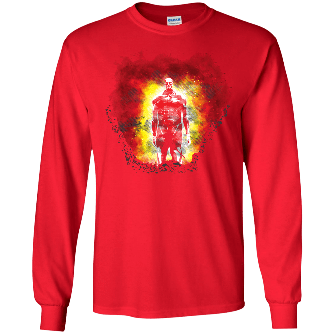 T-Shirts Red / S Human Prey Men's Long Sleeve T-Shirt