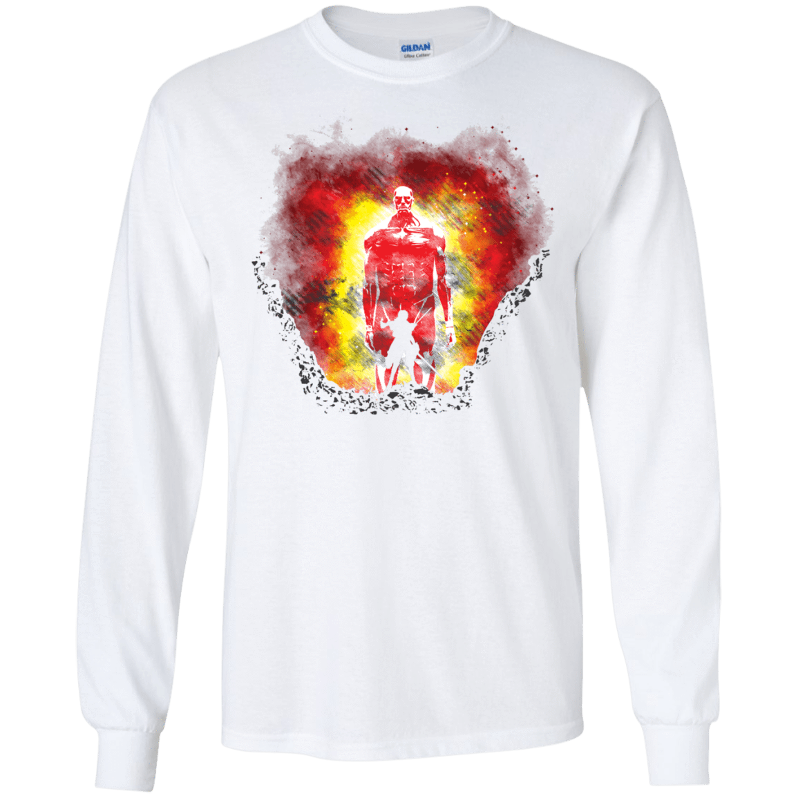 T-Shirts White / S Human Prey Men's Long Sleeve T-Shirt