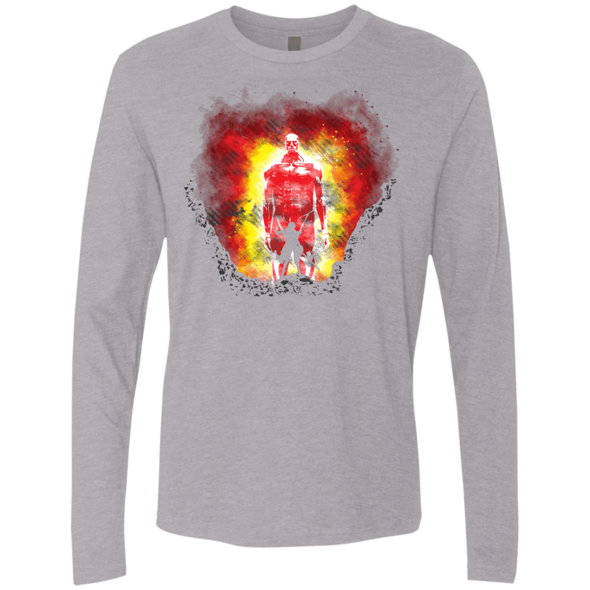 T-Shirts Heather Grey / S Human Prey Men's Premium Long Sleeve