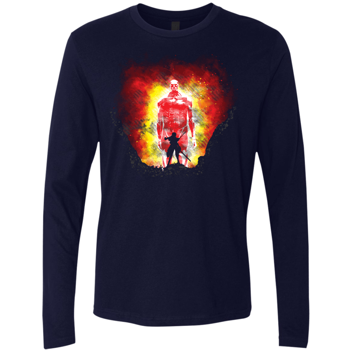 T-Shirts Midnight Navy / S Human Prey Men's Premium Long Sleeve