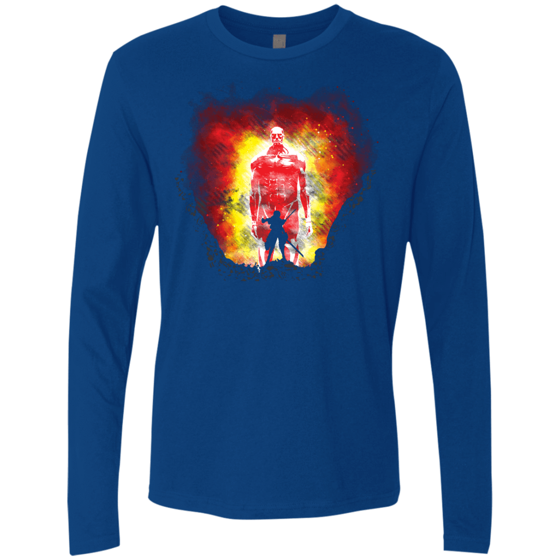 T-Shirts Royal / S Human Prey Men's Premium Long Sleeve