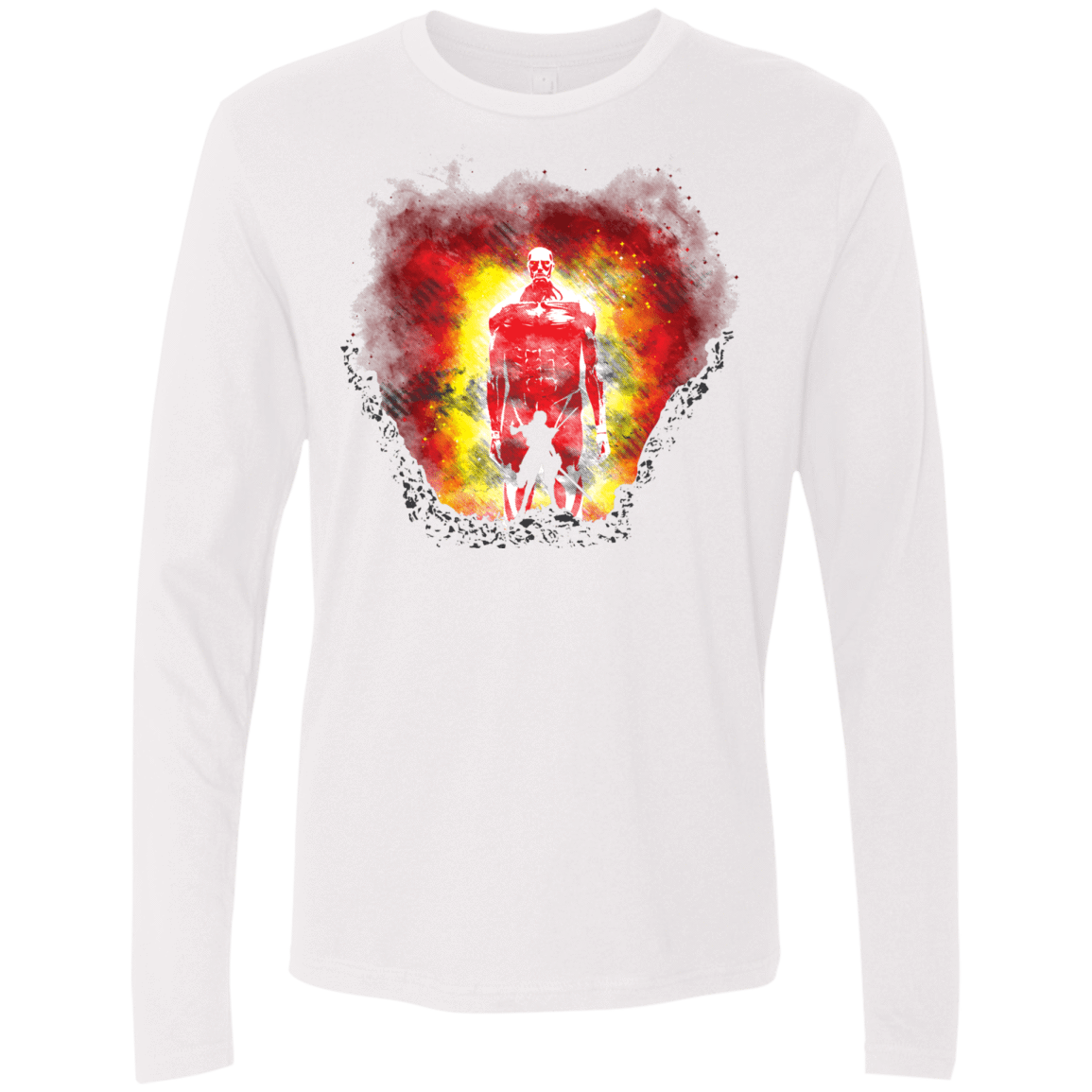 T-Shirts White / S Human Prey Men's Premium Long Sleeve