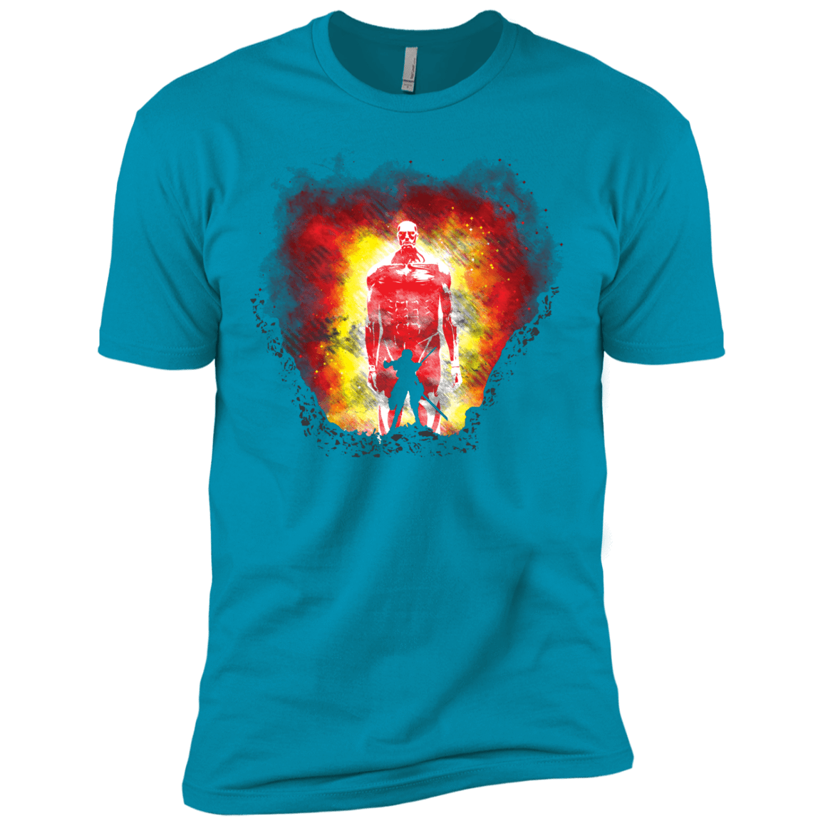 T-Shirts Turquoise / X-Small Human Prey Men's Premium T-Shirt