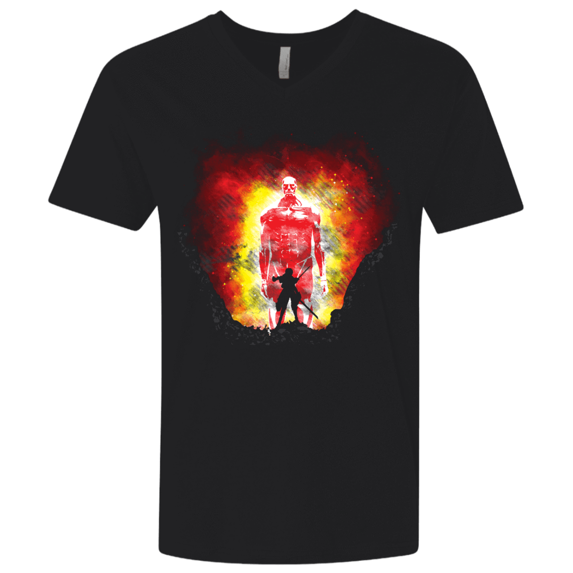 T-Shirts Black / X-Small Human Prey Men's Premium V-Neck