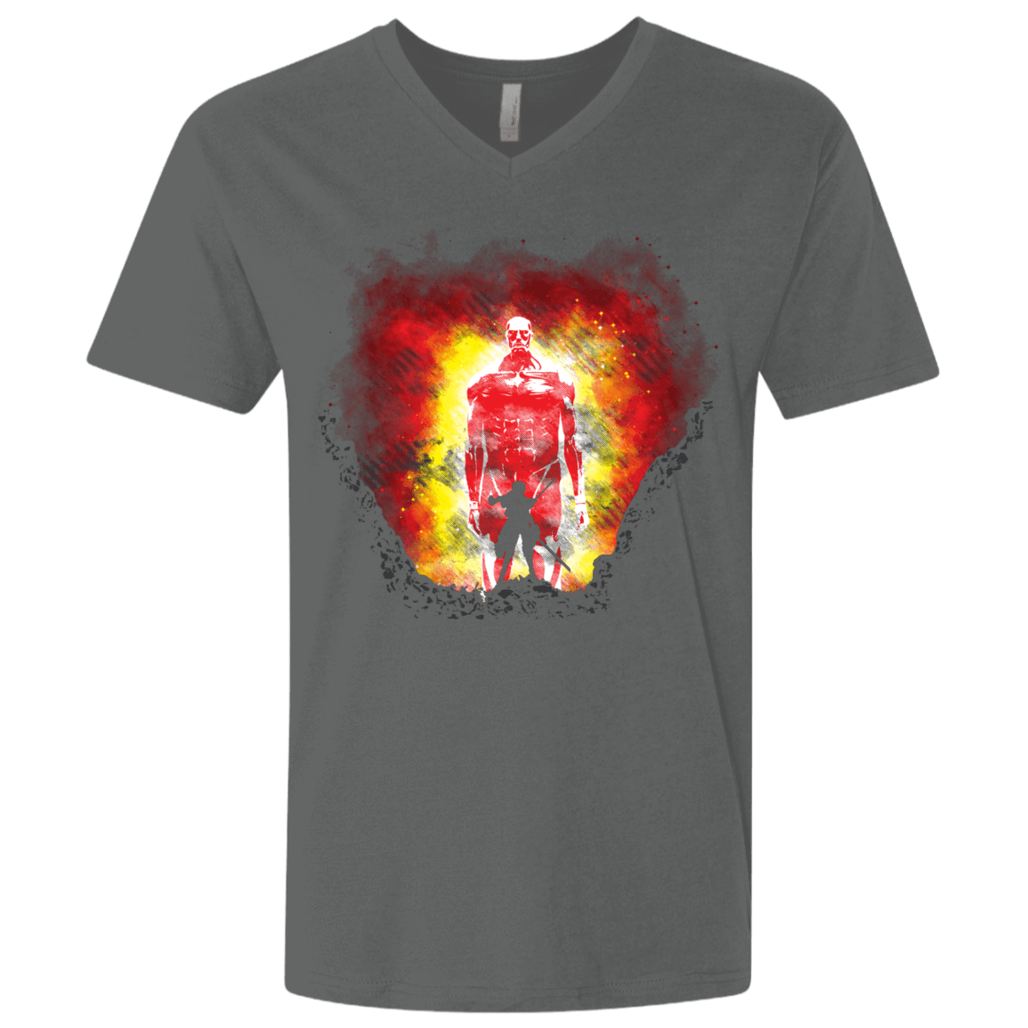 T-Shirts Heavy Metal / X-Small Human Prey Men's Premium V-Neck