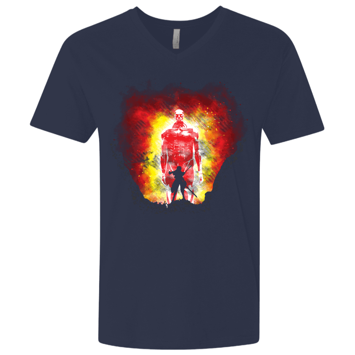 T-Shirts Midnight Navy / X-Small Human Prey Men's Premium V-Neck
