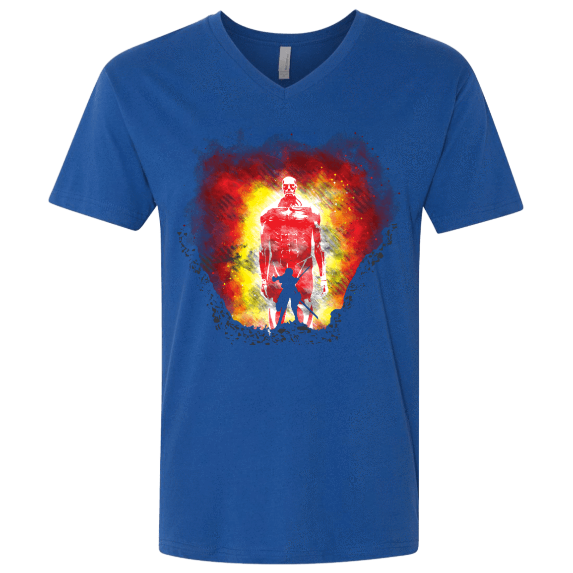 T-Shirts Royal / X-Small Human Prey Men's Premium V-Neck