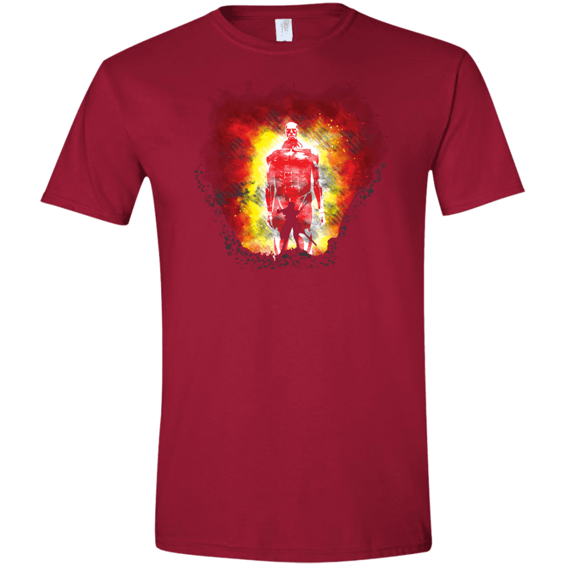 T-Shirts Cardinal Red / S Human Prey Men's Semi-Fitted Softstyle