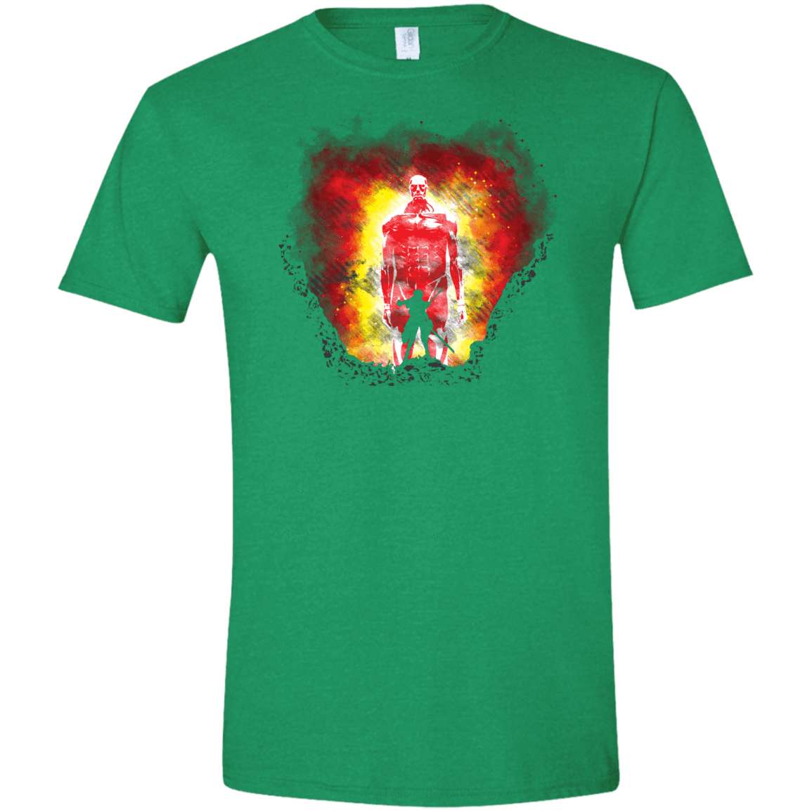 T-Shirts Heather Irish Green / S Human Prey Men's Semi-Fitted Softstyle