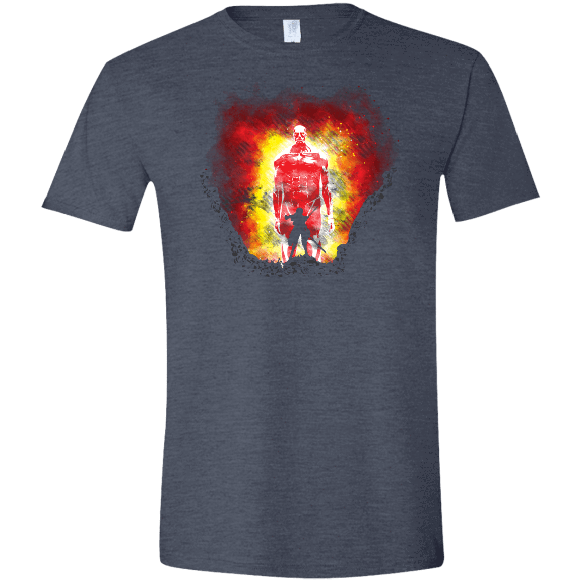 T-Shirts Heather Navy / S Human Prey Men's Semi-Fitted Softstyle