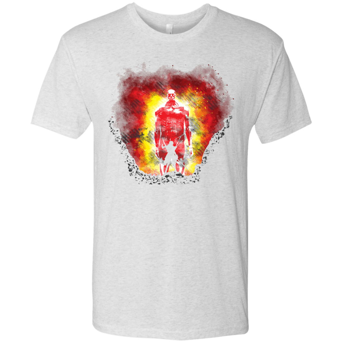 T-Shirts Heather White / S Human Prey Men's Triblend T-Shirt