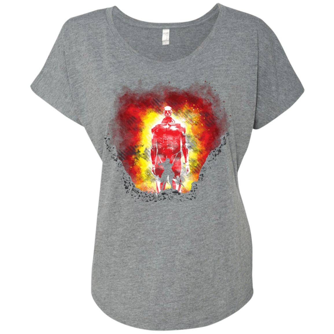 T-Shirts Premium Heather / X-Small Human Prey Triblend Dolman Sleeve