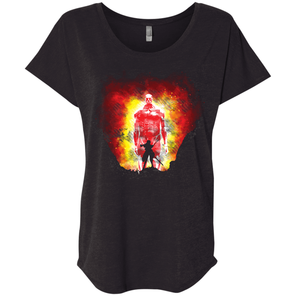 T-Shirts Vintage Black / X-Small Human Prey Triblend Dolman Sleeve