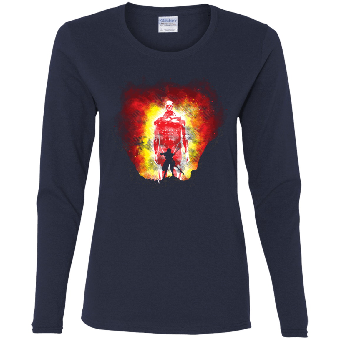 T-Shirts Navy / S Human Prey Women's Long Sleeve T-Shirt