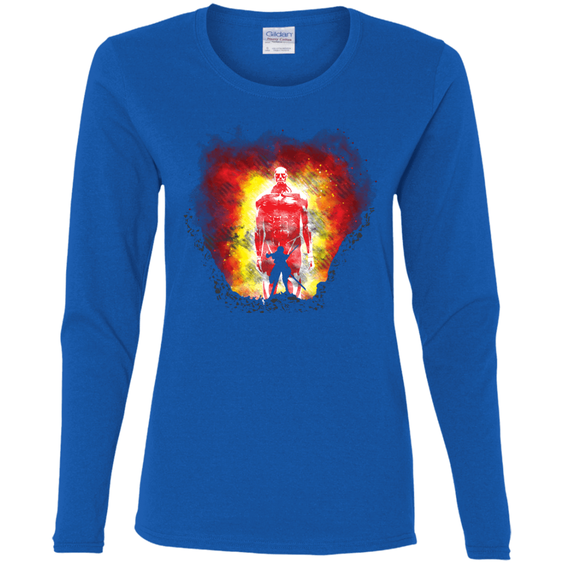 T-Shirts Royal / S Human Prey Women's Long Sleeve T-Shirt