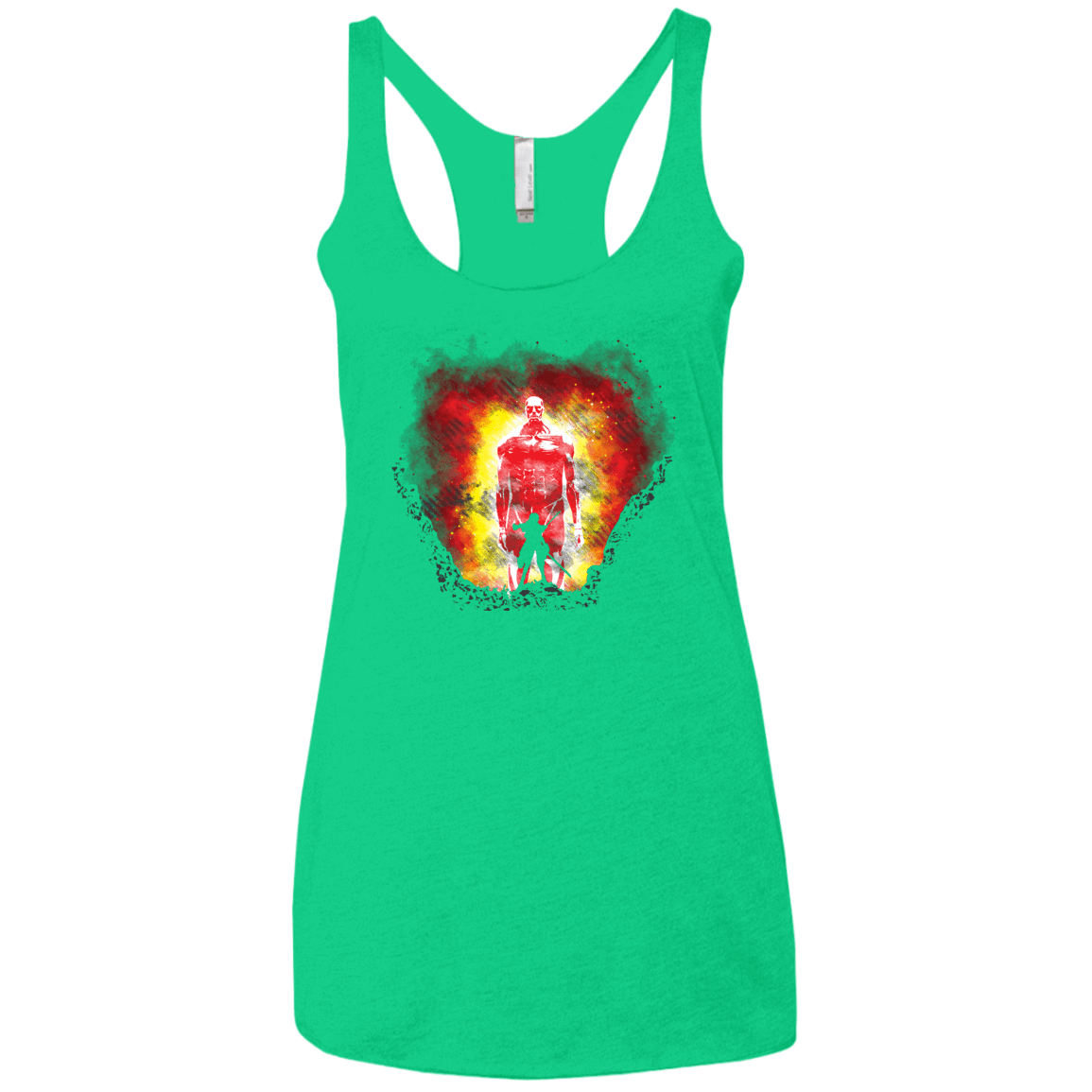 T-Shirts Envy / X-Small Human Prey Women's Triblend Racerback Tank