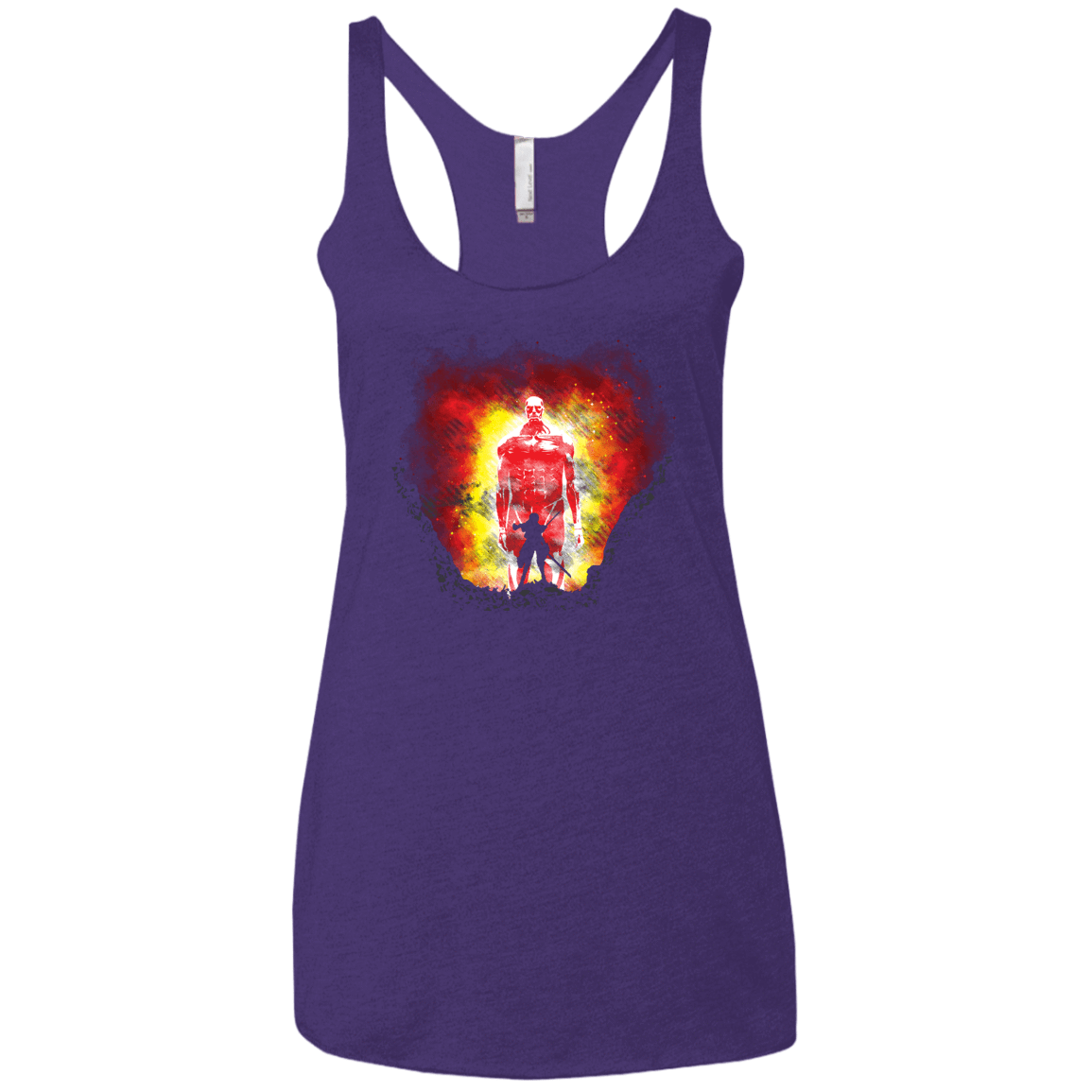 T-Shirts Purple Rush / X-Small Human Prey Women's Triblend Racerback Tank