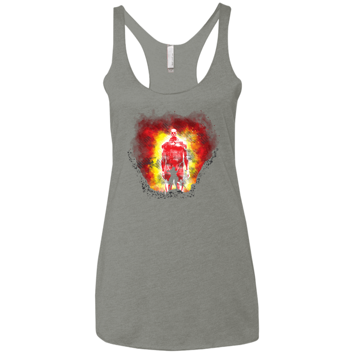 T-Shirts Venetian Grey / X-Small Human Prey Women's Triblend Racerback Tank