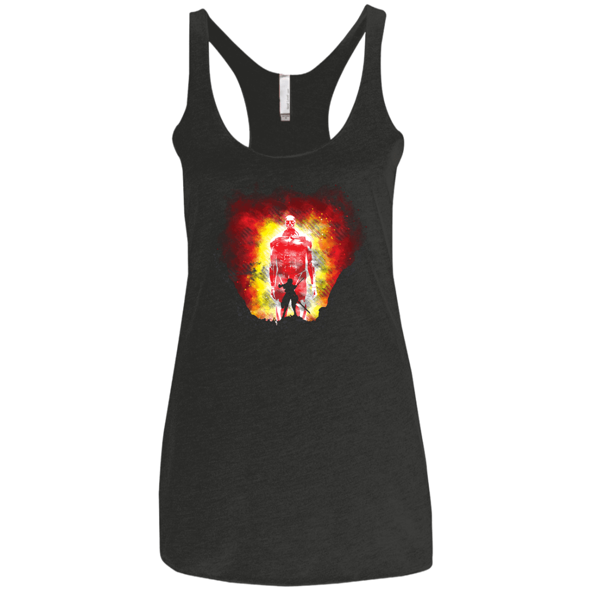 T-Shirts Vintage Black / X-Small Human Prey Women's Triblend Racerback Tank