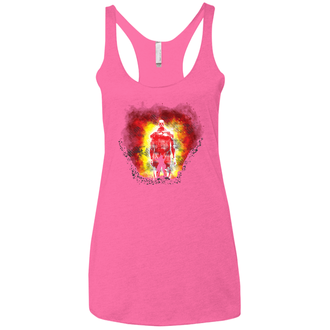 T-Shirts Vintage Pink / X-Small Human Prey Women's Triblend Racerback Tank