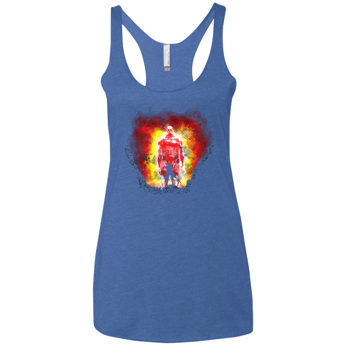 T-Shirts Vintage Royal / X-Small Human Prey Women's Triblend Racerback Tank