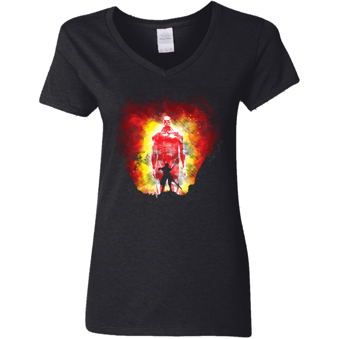 T-Shirts Black / S Human Prey Women's V-Neck T-Shirt