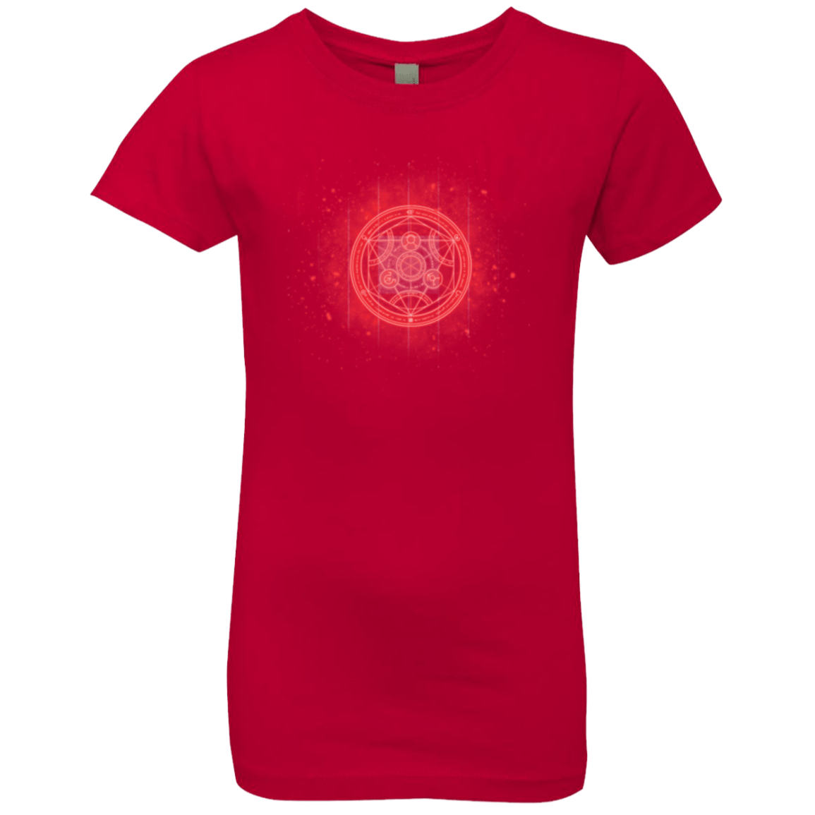 T-Shirts Red / YXS Human Transmutation Circle Girls Premium T-Shirt