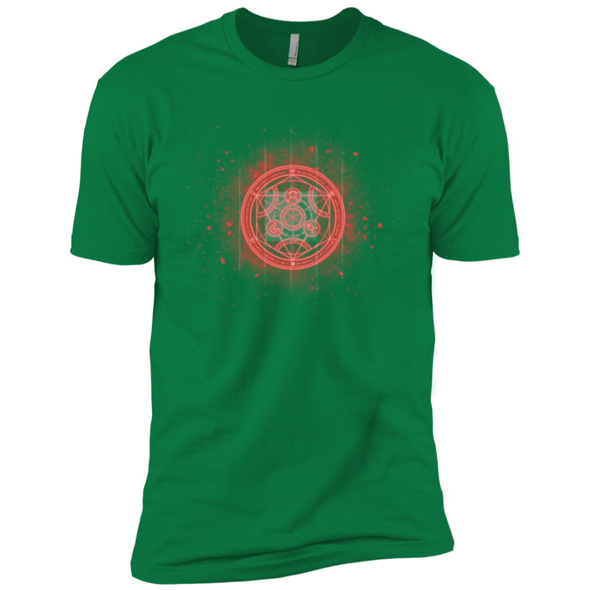 T-Shirts Kelly Green / X-Small Human Transmutation Circle Men's Premium T-Shirt