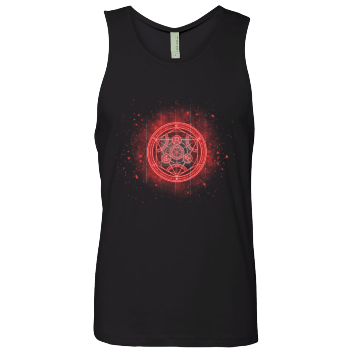 T-Shirts Black / Small Human Transmutation Circle Men's Premium Tank Top