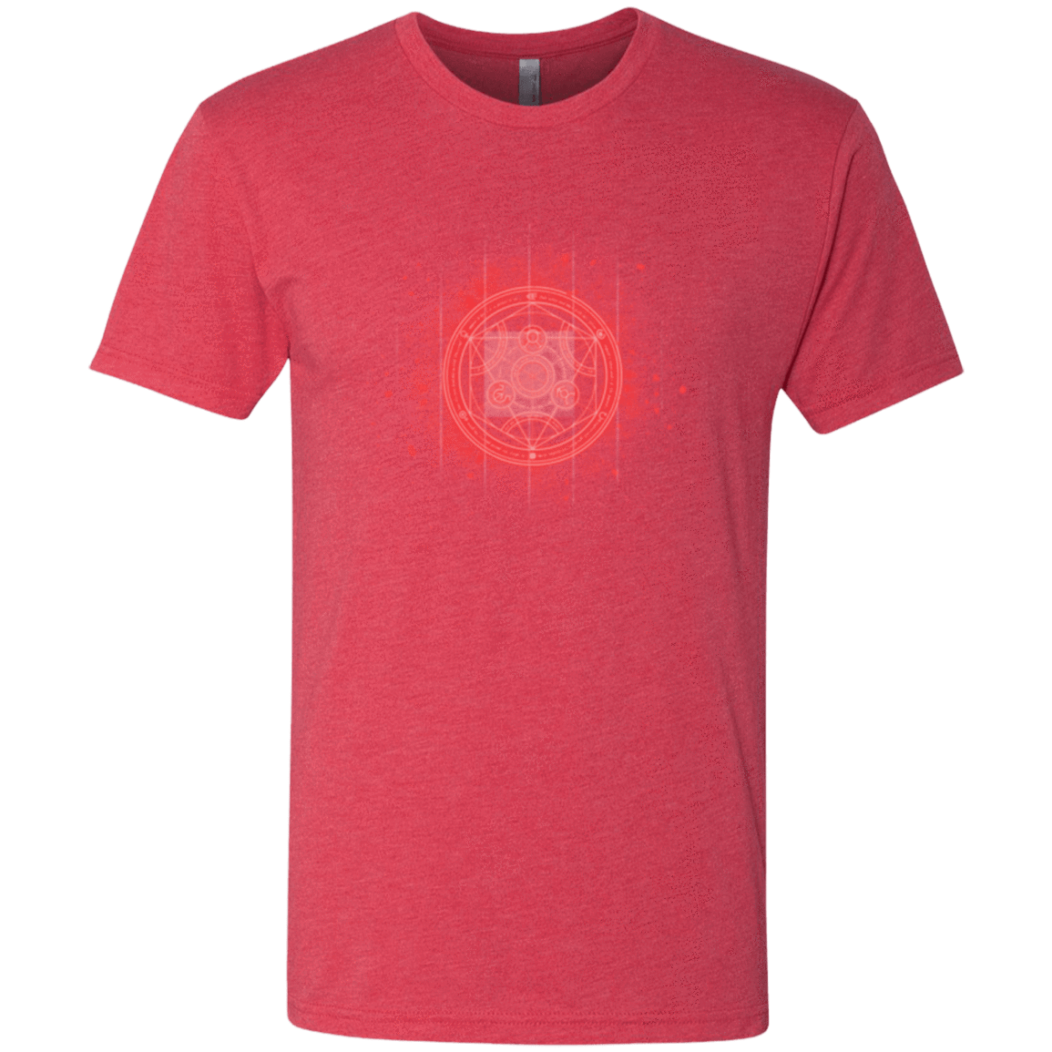 T-Shirts Vintage Red / Small Human Transmutation Circle Men's Triblend T-Shirt